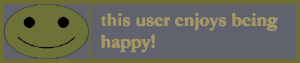 this user enjoys being happy!